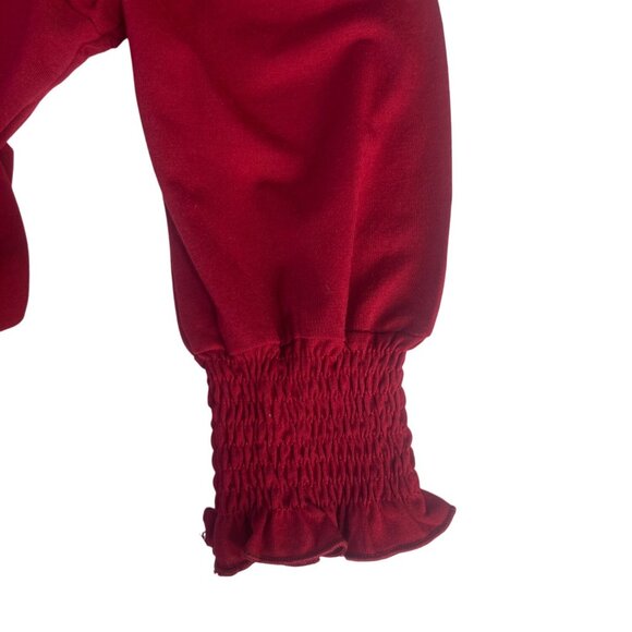 Fantaslook Blouse Shirt Womens Small Red New - Picture 5 of 10